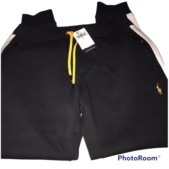 N🚫T For Sale NWT Men’s Polo Ralph Lauren Double-Knit Track Pants Size Small - Picture 2 of 3